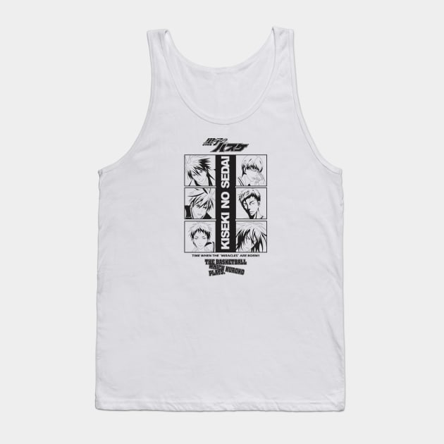 Kiseki no sedai Tank Top by artmedia8